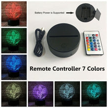 Load image into Gallery viewer, Hot Sale Movie Star Wars 3D USB LED Lamp Astro Cartoon Death Star Colorful Ball Bulb
