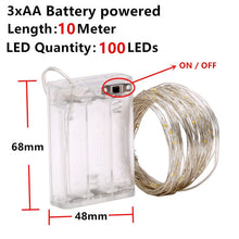 Load image into Gallery viewer, LED Night Light USB Powered LED Fairy Lights Garland Home Decor Bedroom LED Lamp
