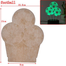 Load image into Gallery viewer, 1PCS Fashion New 3D Illusion Lamp RGB LED Night Light Acrylic Panel For Kids
